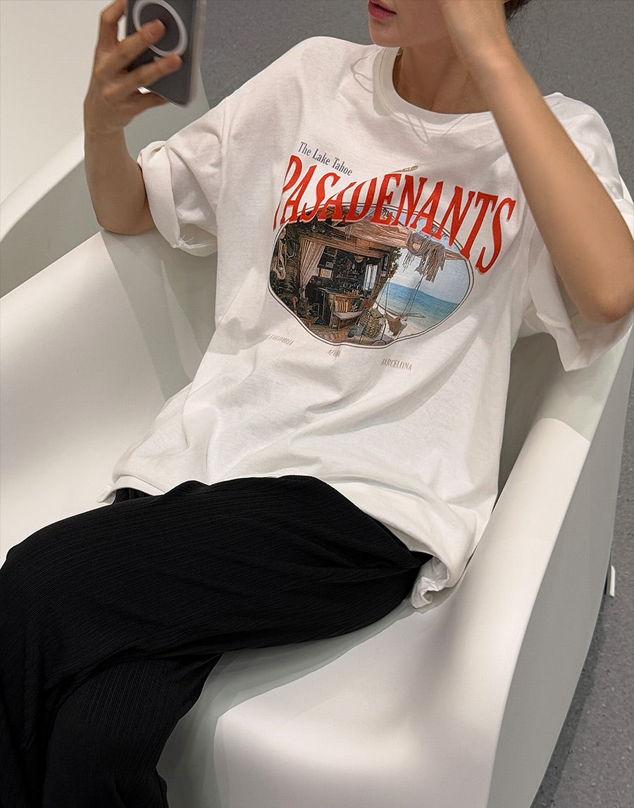 pasadena oversized tee