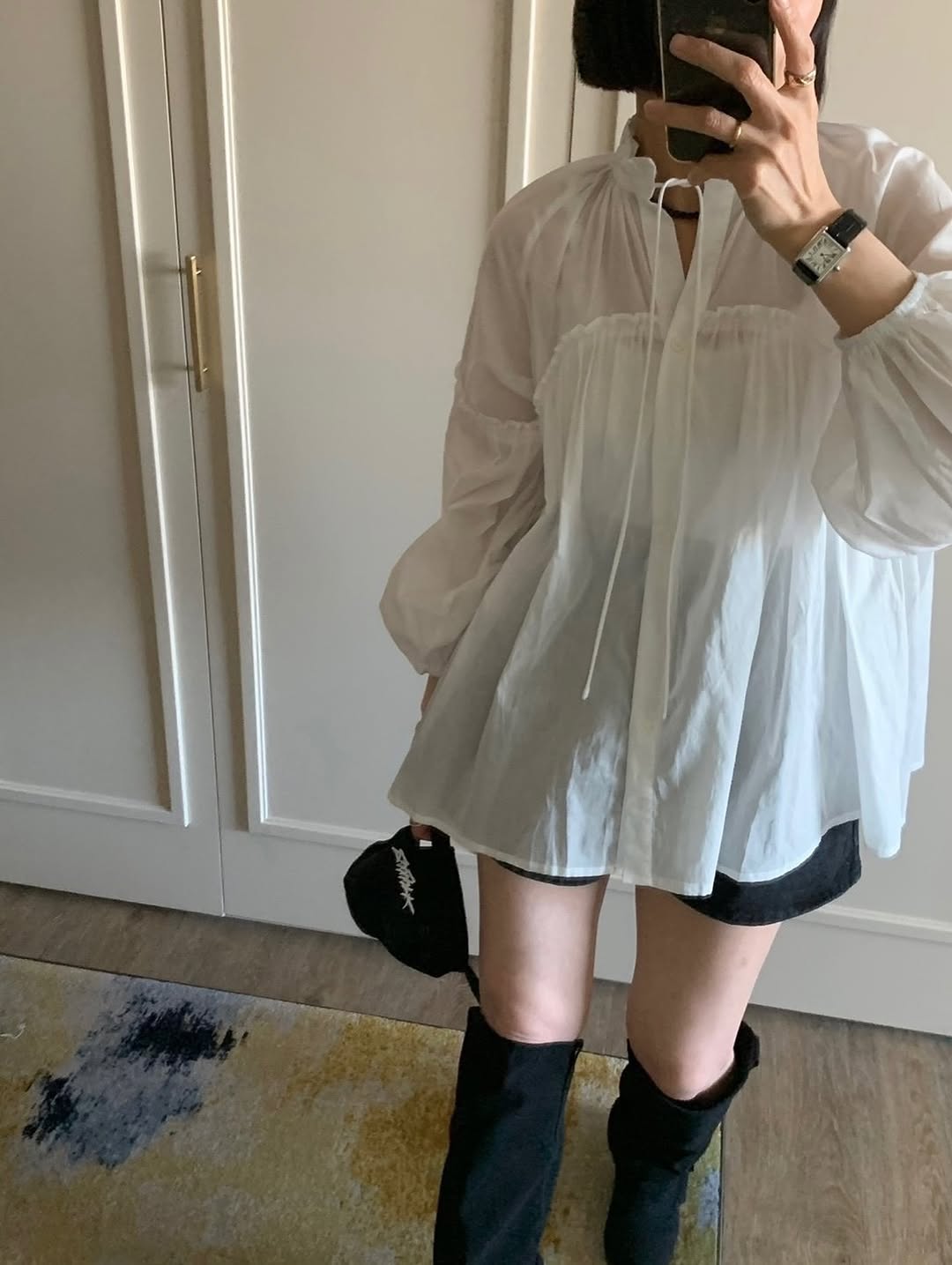 irene frill blouse