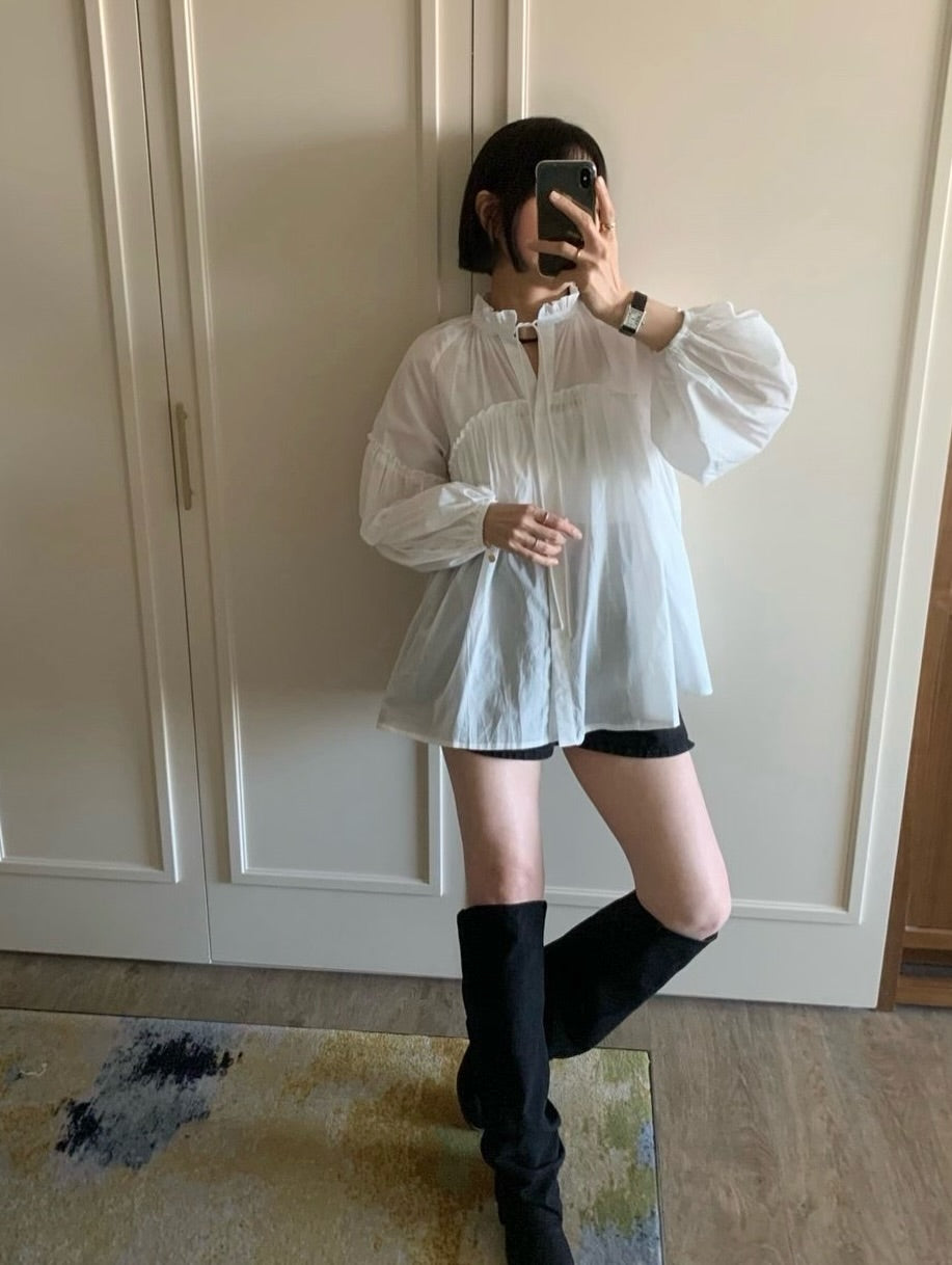 irene frill blouse