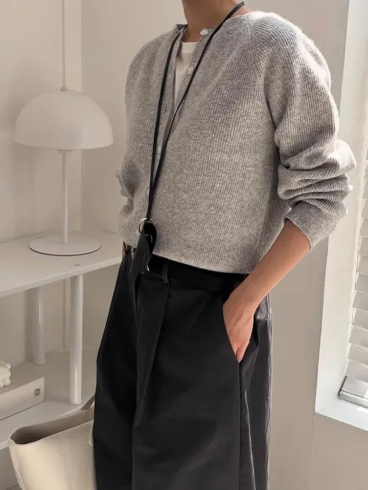 elka wool cardigan