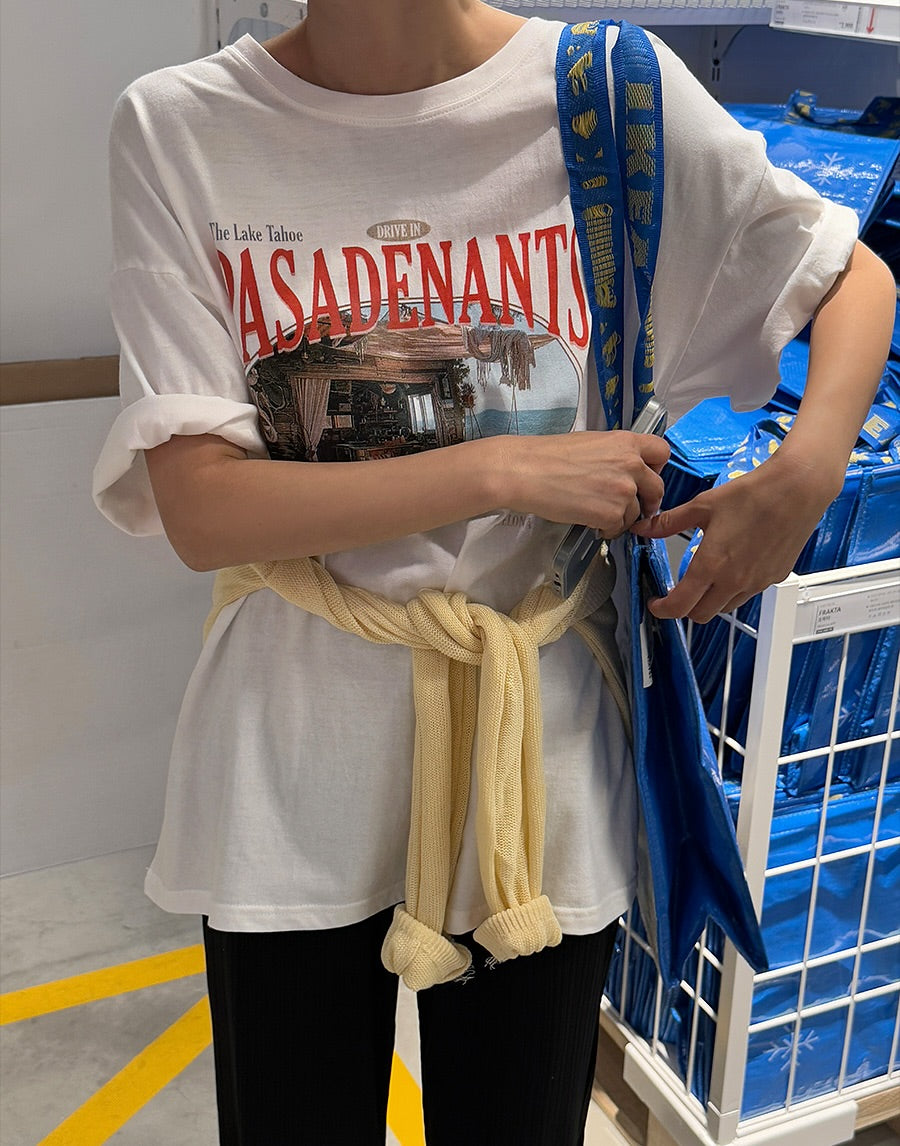 pasadena oversized tee