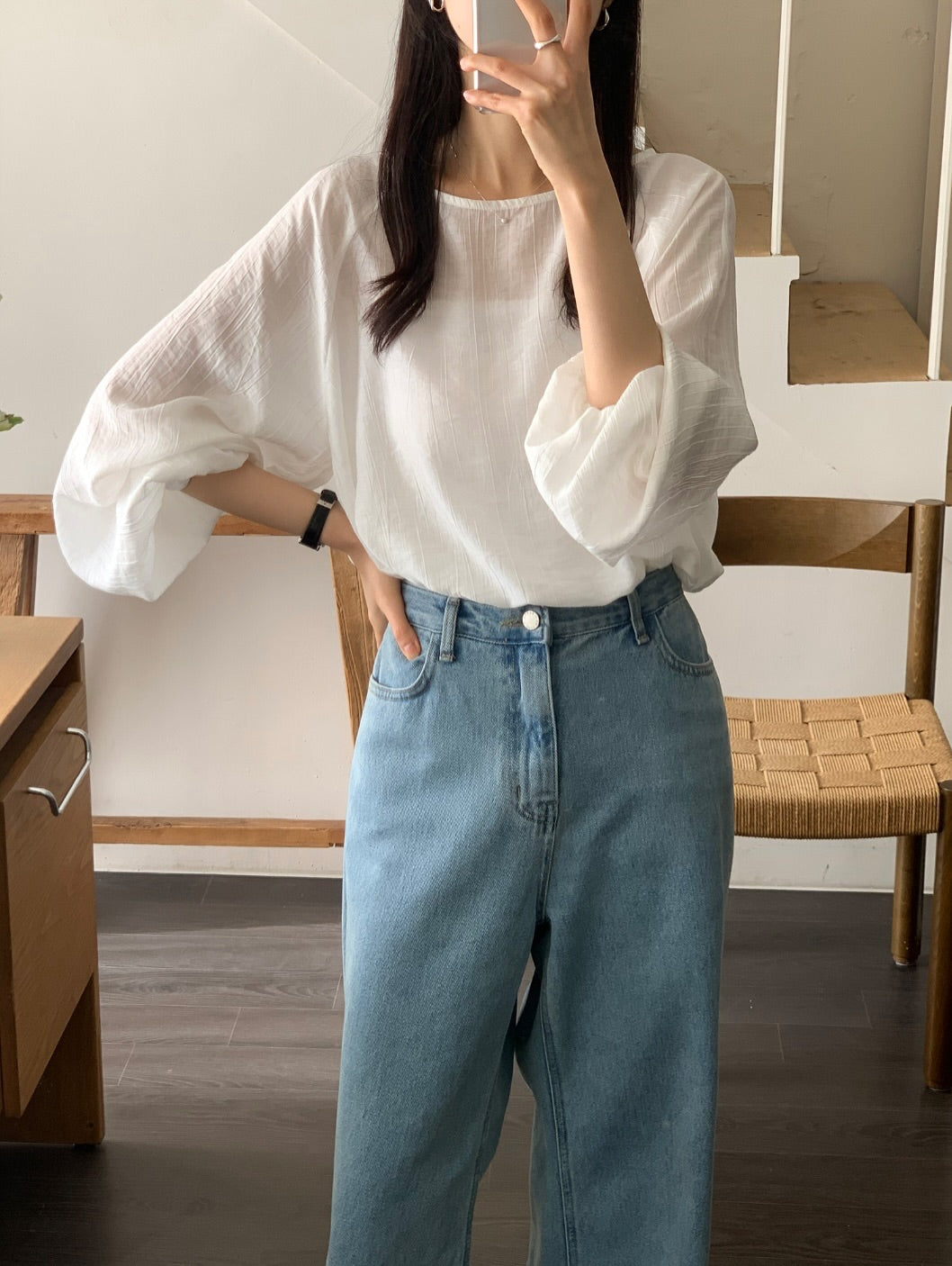 inni two-way blouse