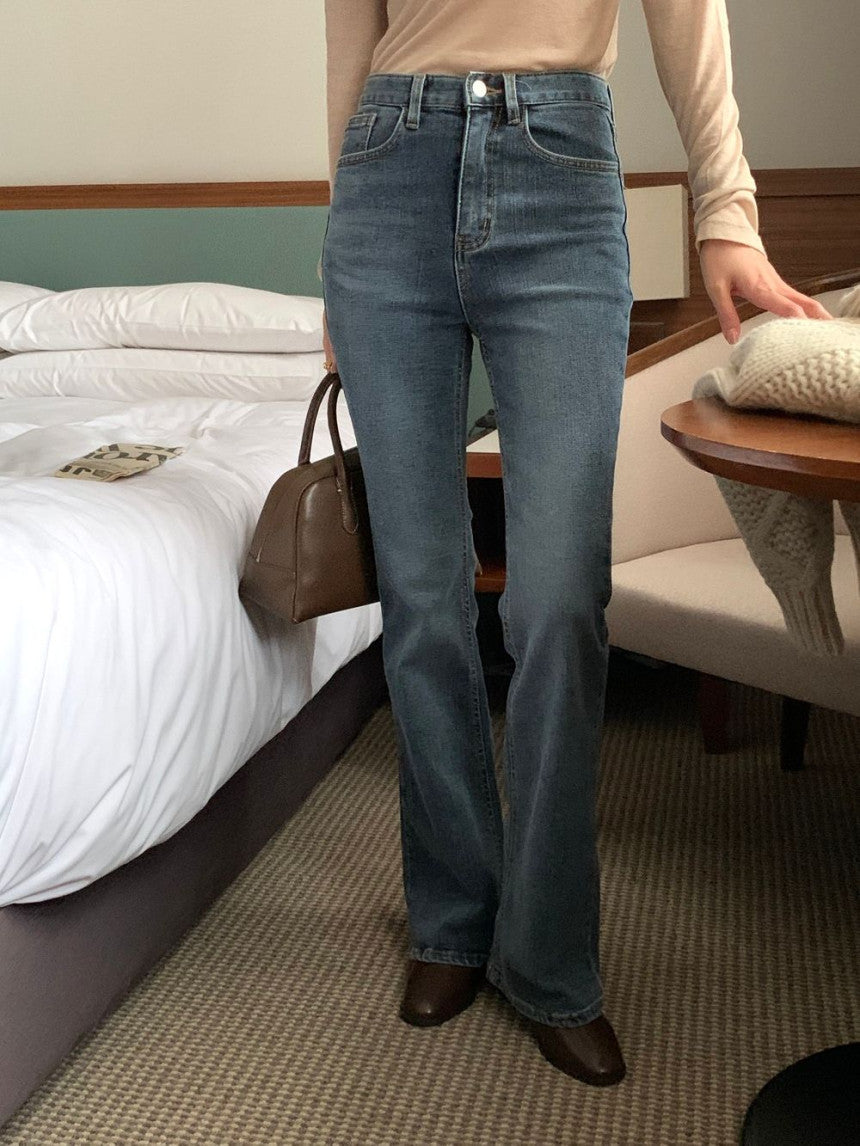 coma fleece pants ( boot-cut)