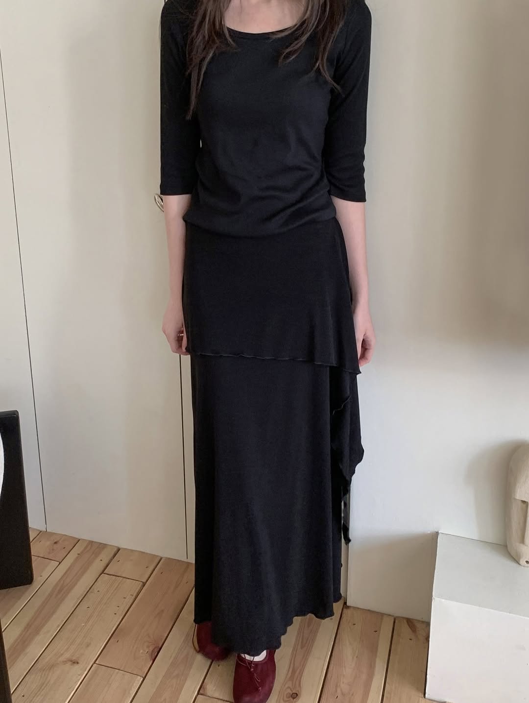 soft frill wrap skirt (pre-order)