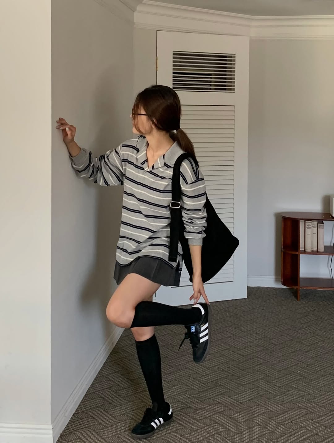 mute striped top