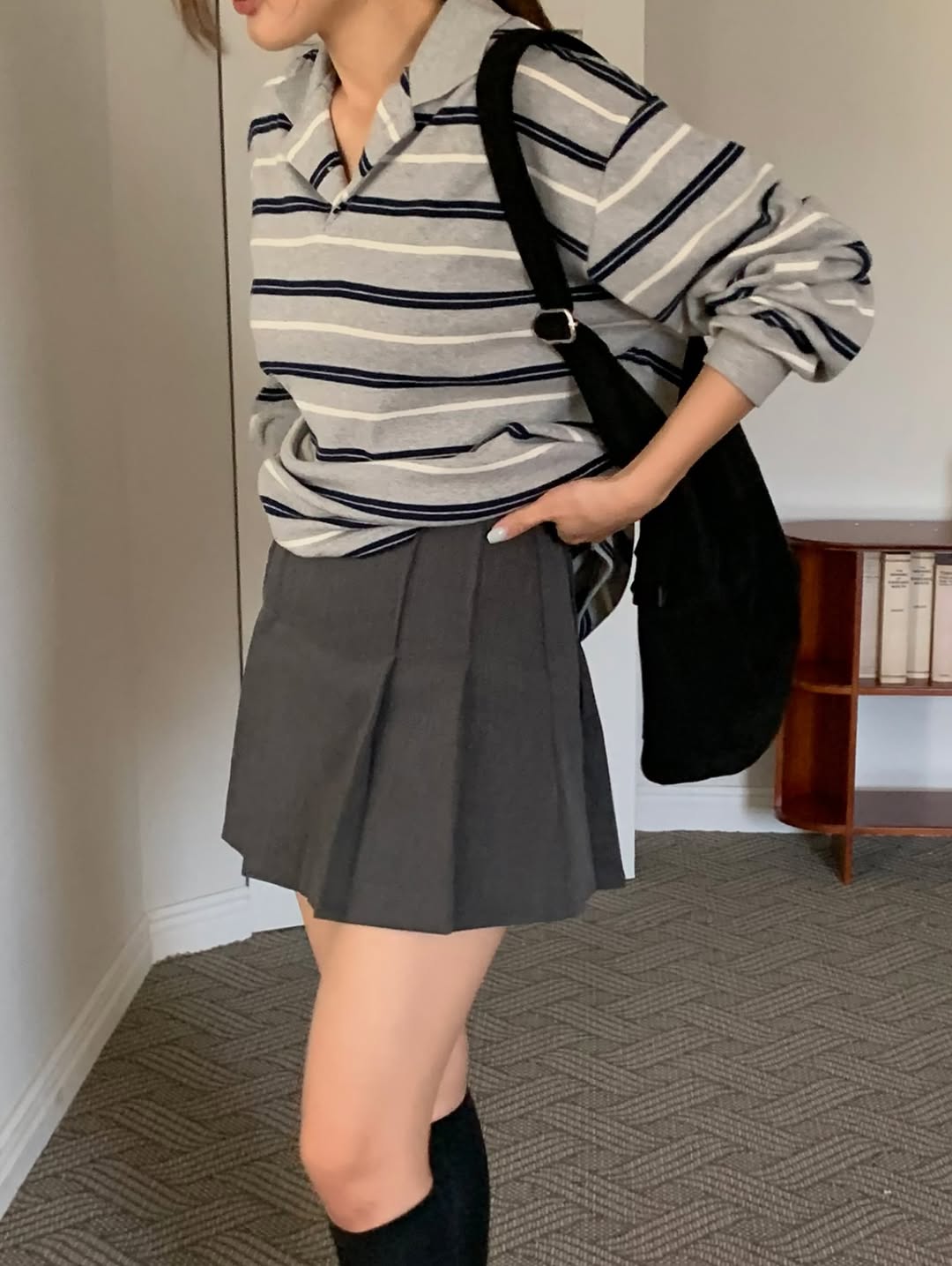 mute striped top
