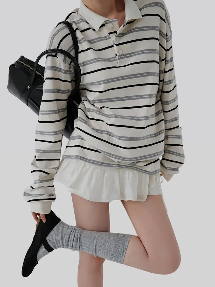 mute striped top