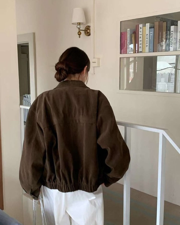soft suede jumper