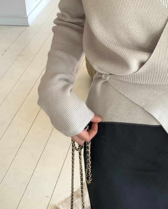 side button knit