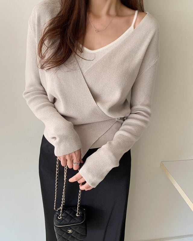 side button knit