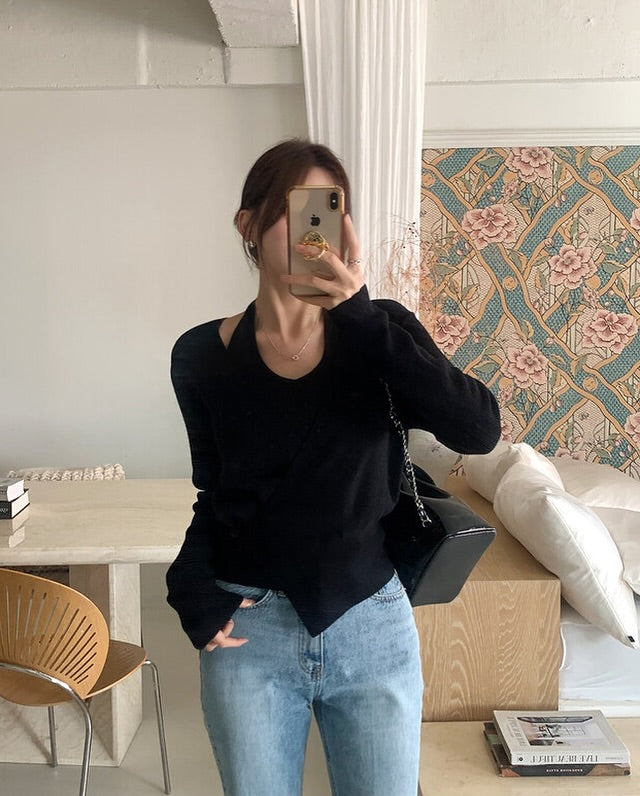 side button knit
