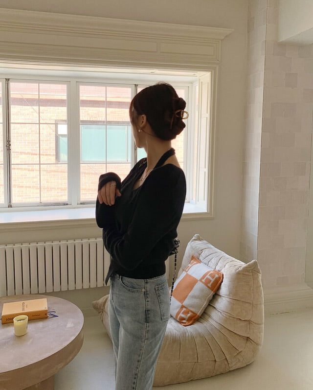 side button knit