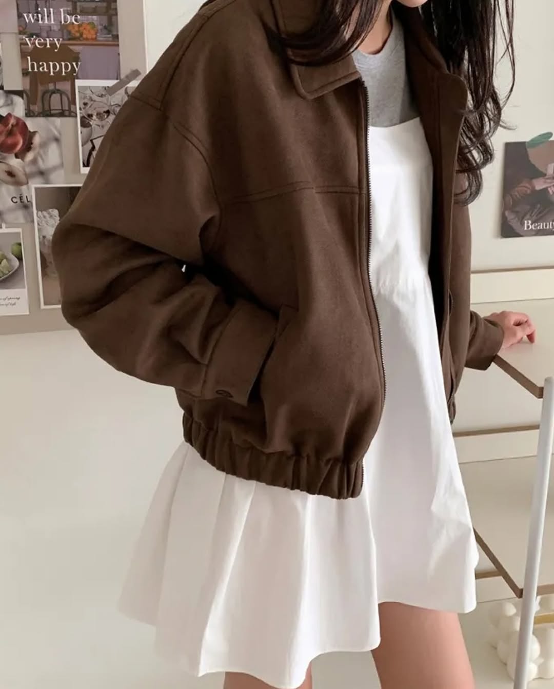 soft suede jumper