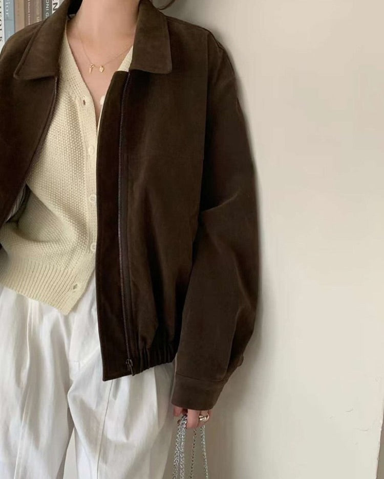 soft suede jumper