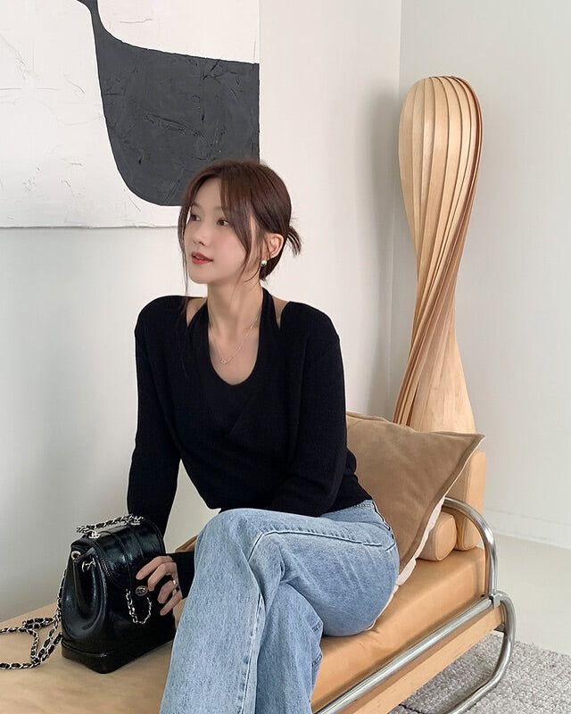 side button knit
