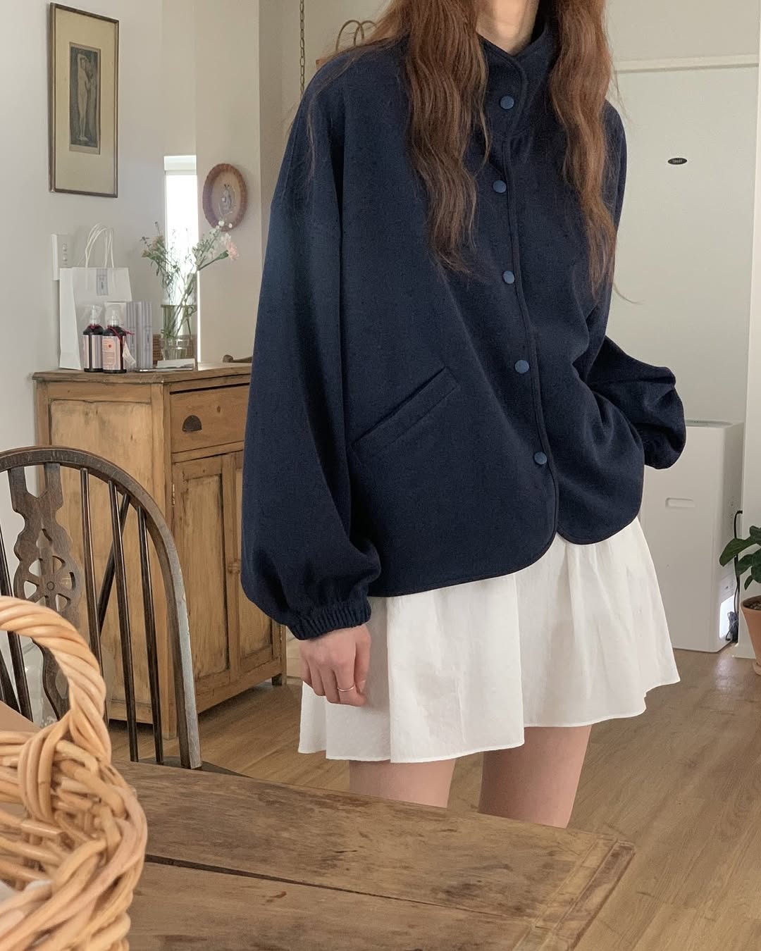 martin button cardigan