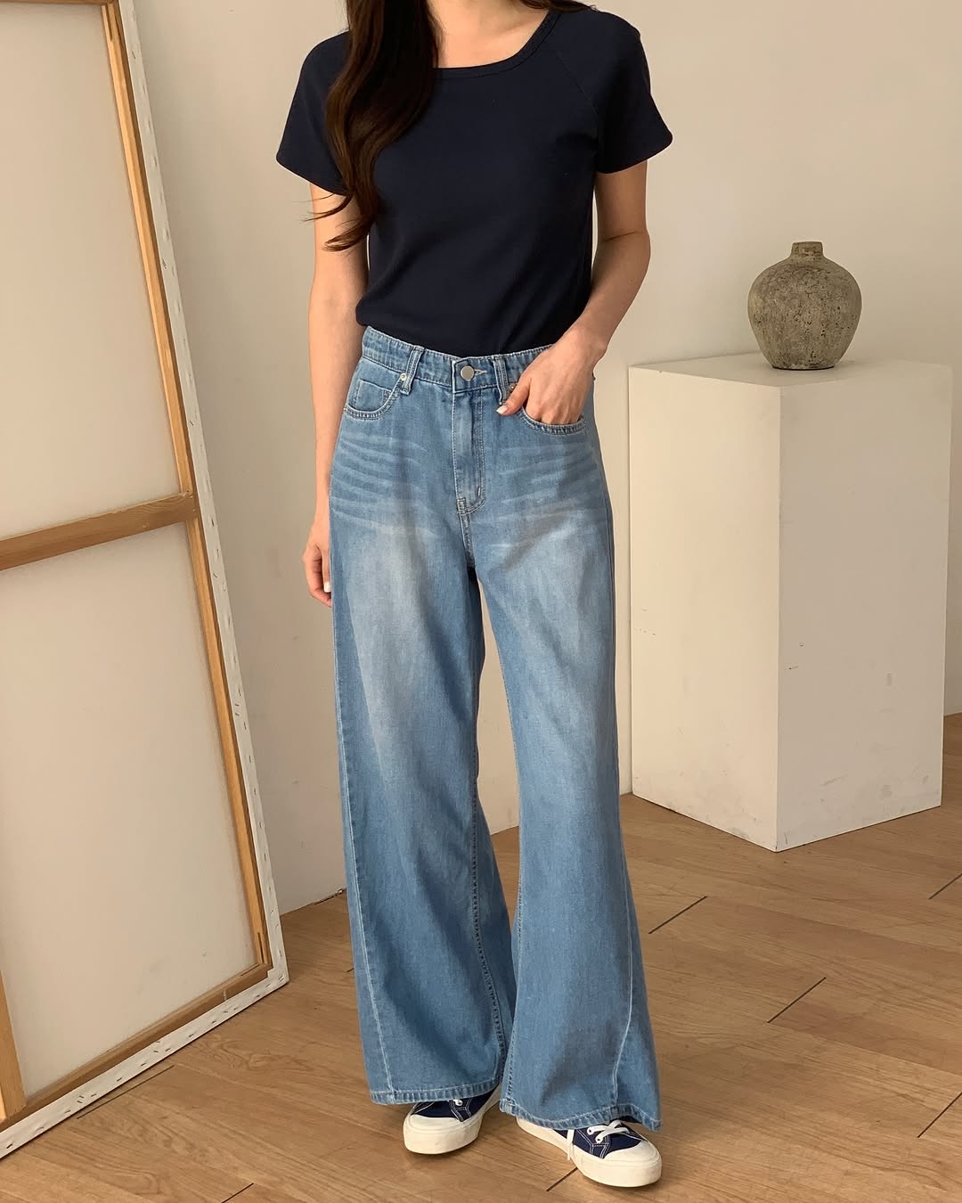 tencel banding pants