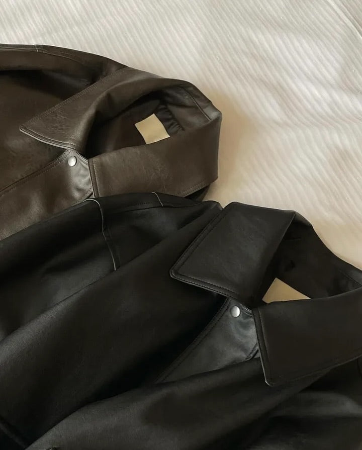 zino vegan leather jacket