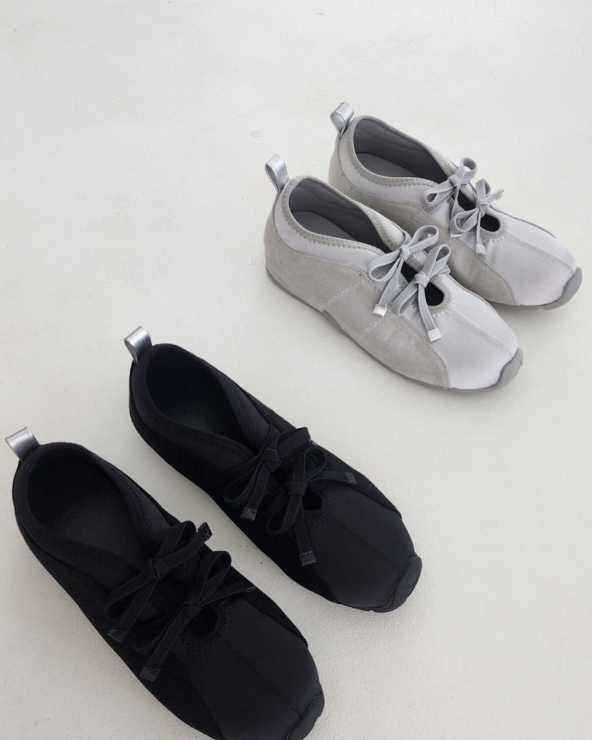hay ribbon shoes (heels 3cm)