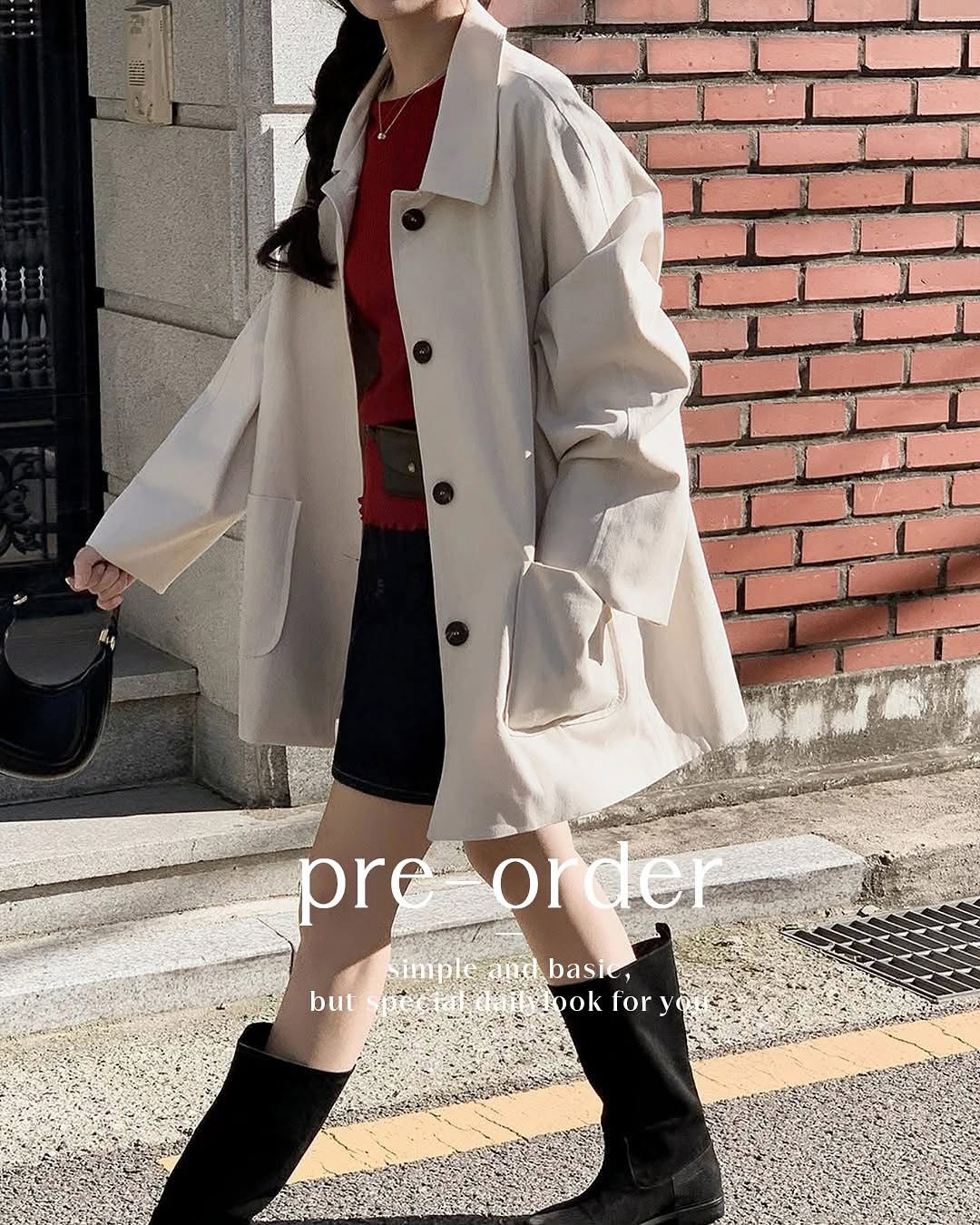autumn trench coat