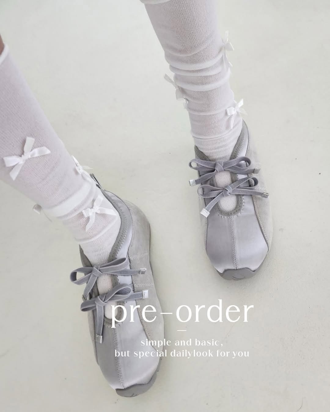 hay ribbon shoes (heels 3cm)
