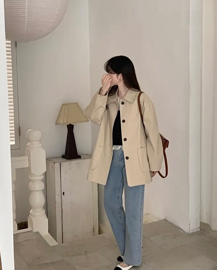 autumn trench coat