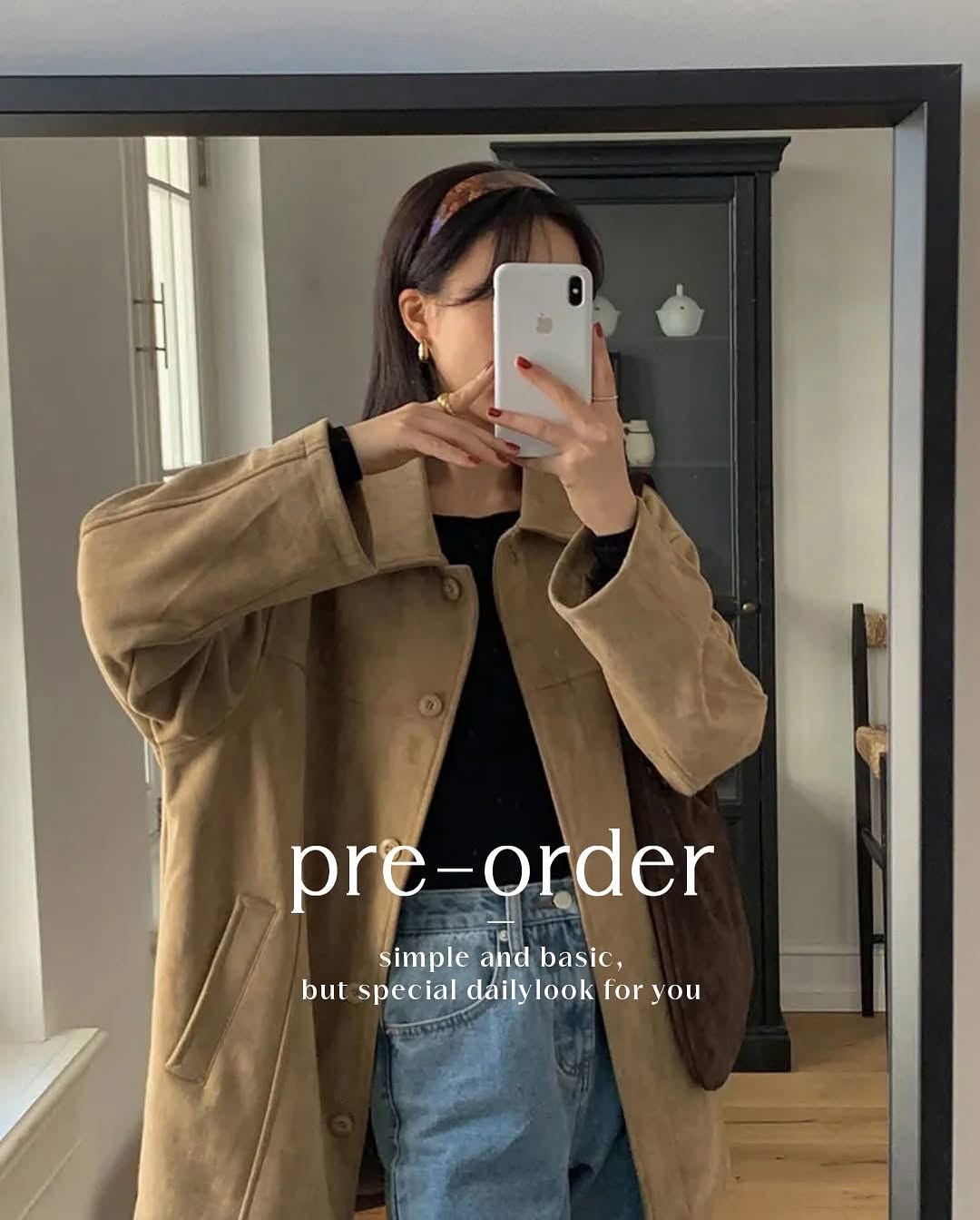 obe suede coat