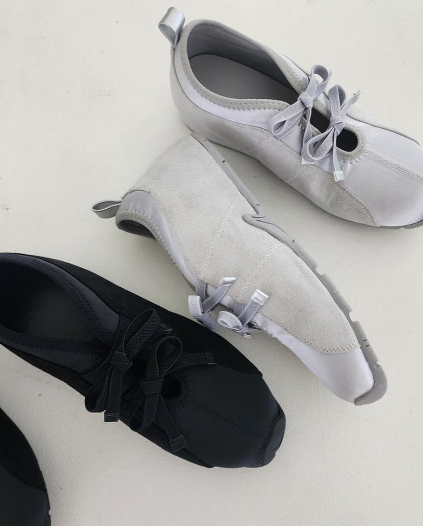 hay ribbon shoes (heels 3cm)