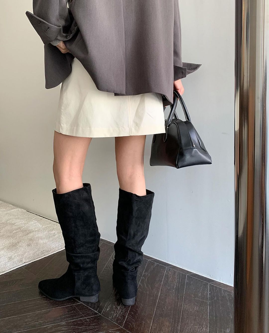 mika suede boots ( 3 cm )