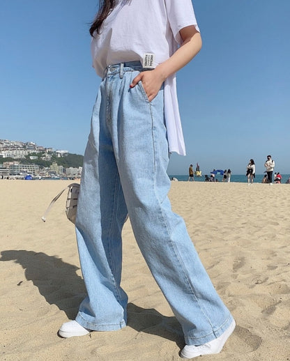 pani wide banding denim