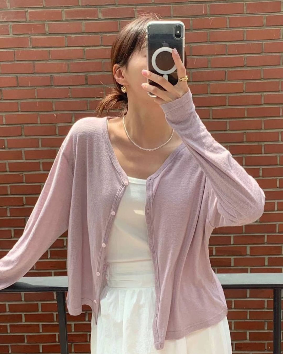 ssom linen cardigan