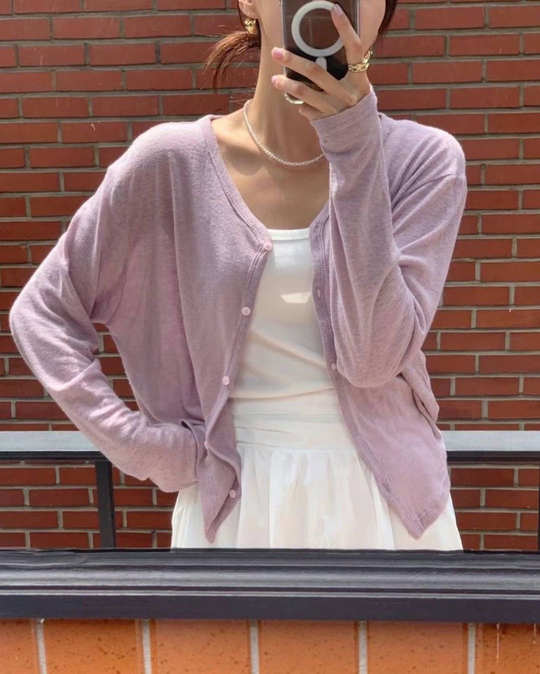 ssom linen cardigan