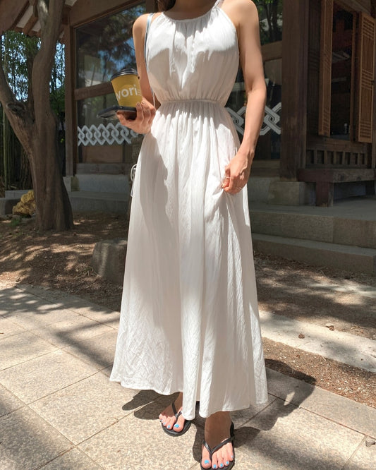 cleo halter dress