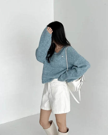sorbet mohair knit
