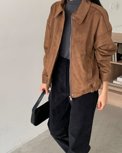 ray suede jumper