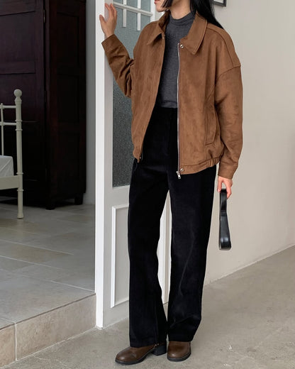 ray suede jumper