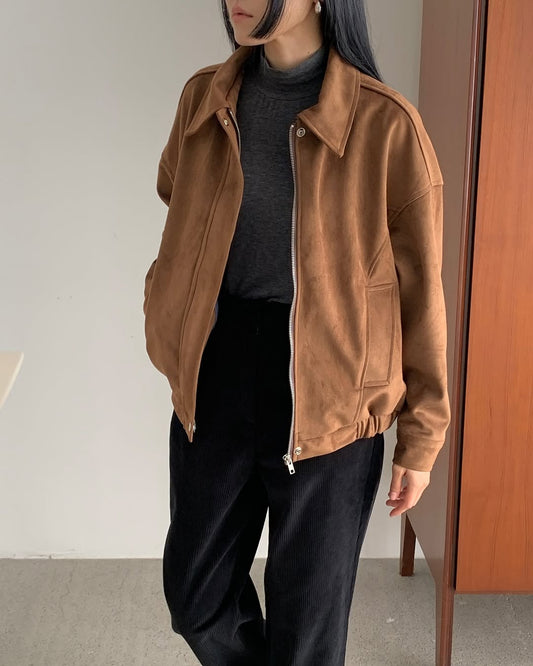 ray suede jumper