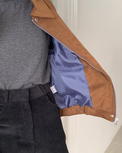 ray suede jumper