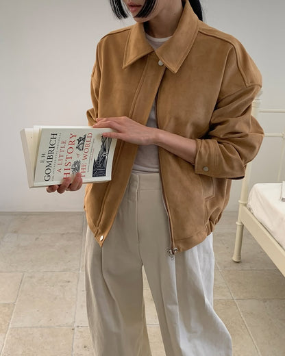 ray suede jumper
