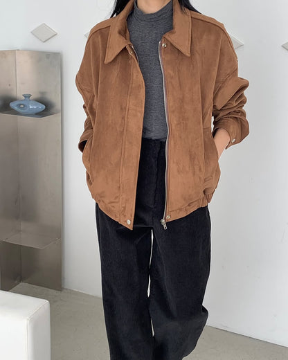 ray suede jumper