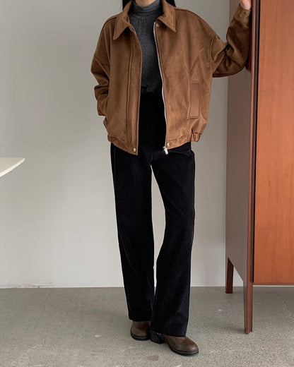 ray suede jumper