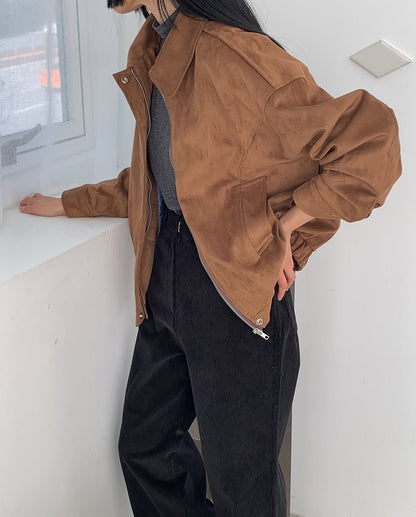 ray suede jumper