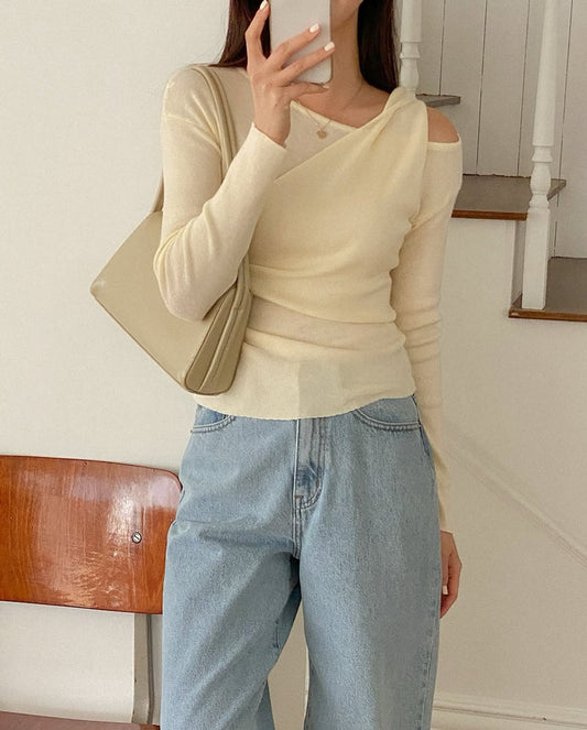 rose cross knit