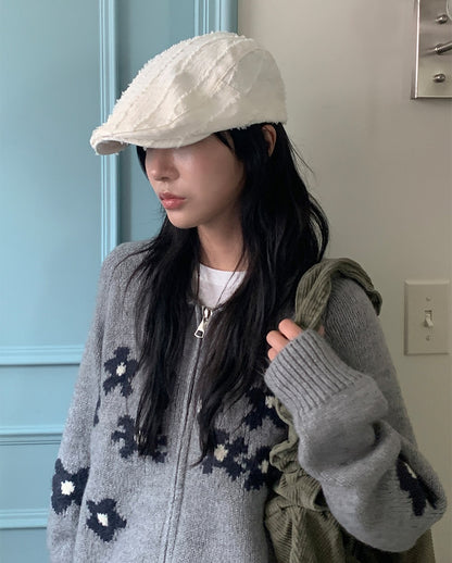 daisy knit cardigan