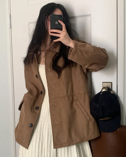 gram suede mid jacket