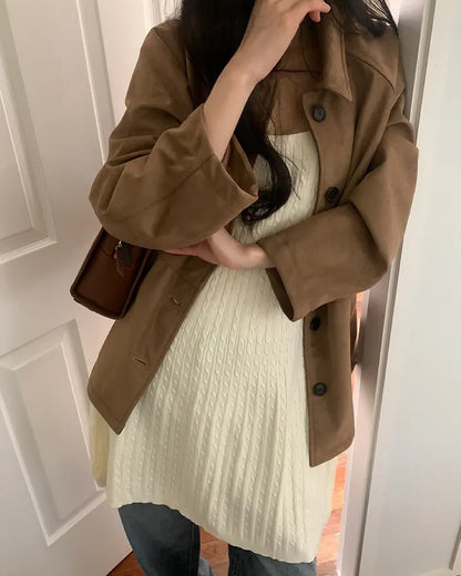 gram suede mid jacket