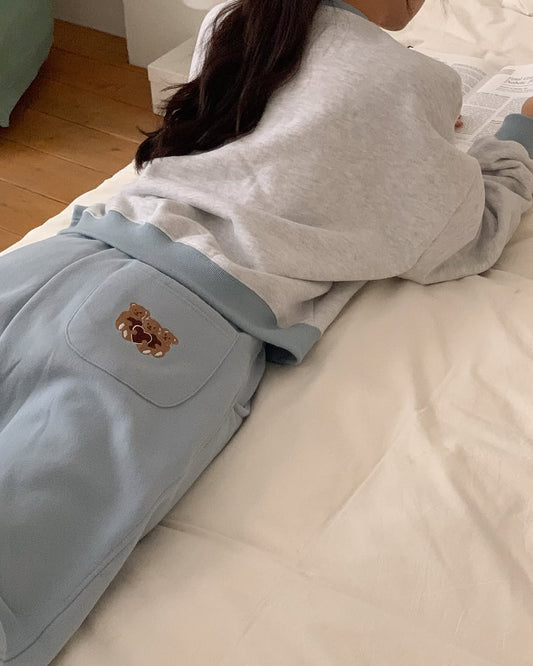 teddy fleece pants