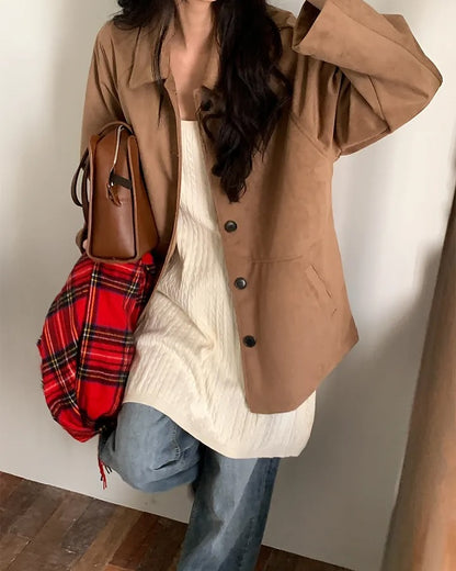 gram suede mid jacket