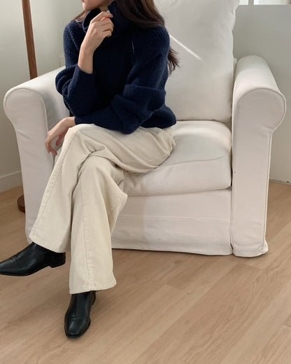 salt zip up knit