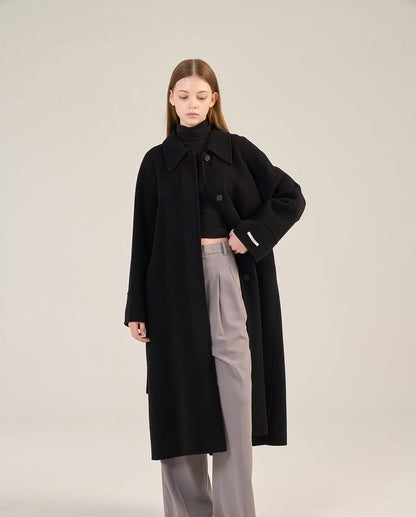 polana classic coat (black)